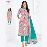 Pranjul Cotton Straight Pant Salwar Suit - P2660